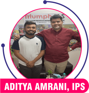 Aditya Armani, IAS — Triumph IAS achiever