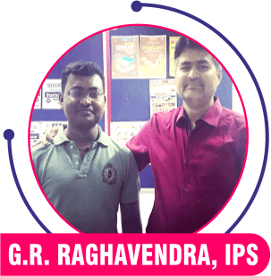 GR Raghuvendra, IPS — Triumph IAS achiever